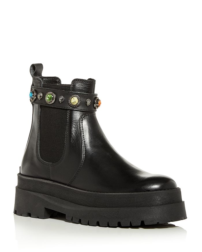 KURT GEIGER LONDON Women s Sawyer Chelsea Platform Booties