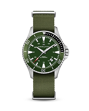 Shop Hamilton Scuba Khaki Field Watch, 40mm In Green