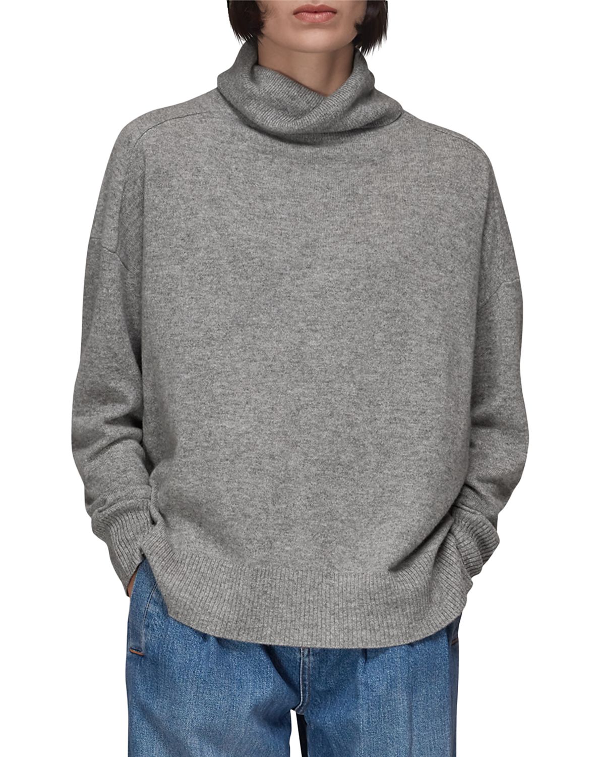 Whistles Cashmere Turtleneck Sweater