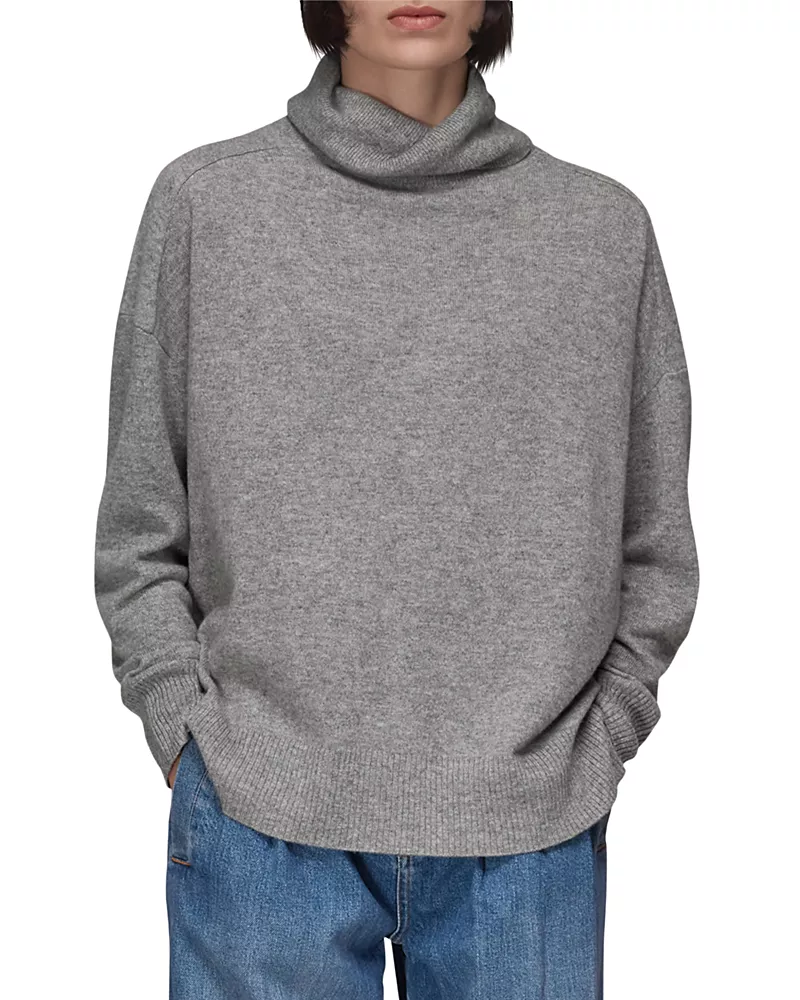 Whistles Cashmere Turtleneck Sweater