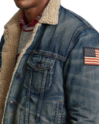 Fleece Lined Trucker Jacket