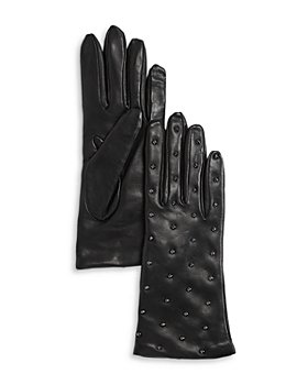Bloomingdale's - Fancy Studded Nappa Leather Gloves - 100% Exclusive