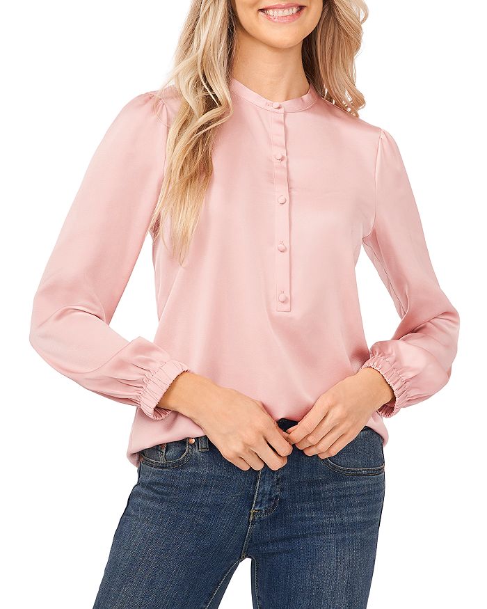 CeCe Charmeuse Blouse | Bloomingdale's