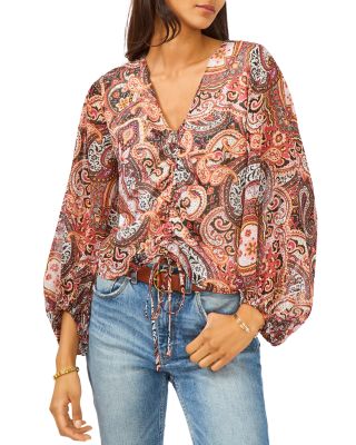 vince camuto paisley top