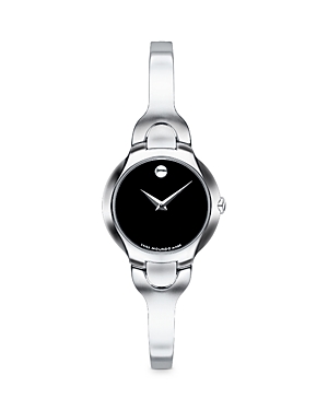 Movado Kara Watch, 24mm In Black/silver