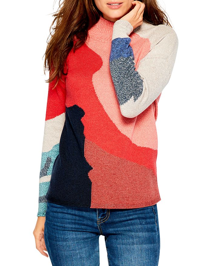 nic zoe fireside zip up cardigan