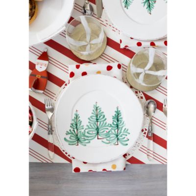 Melamine Lastra Holiday Dinner Plate