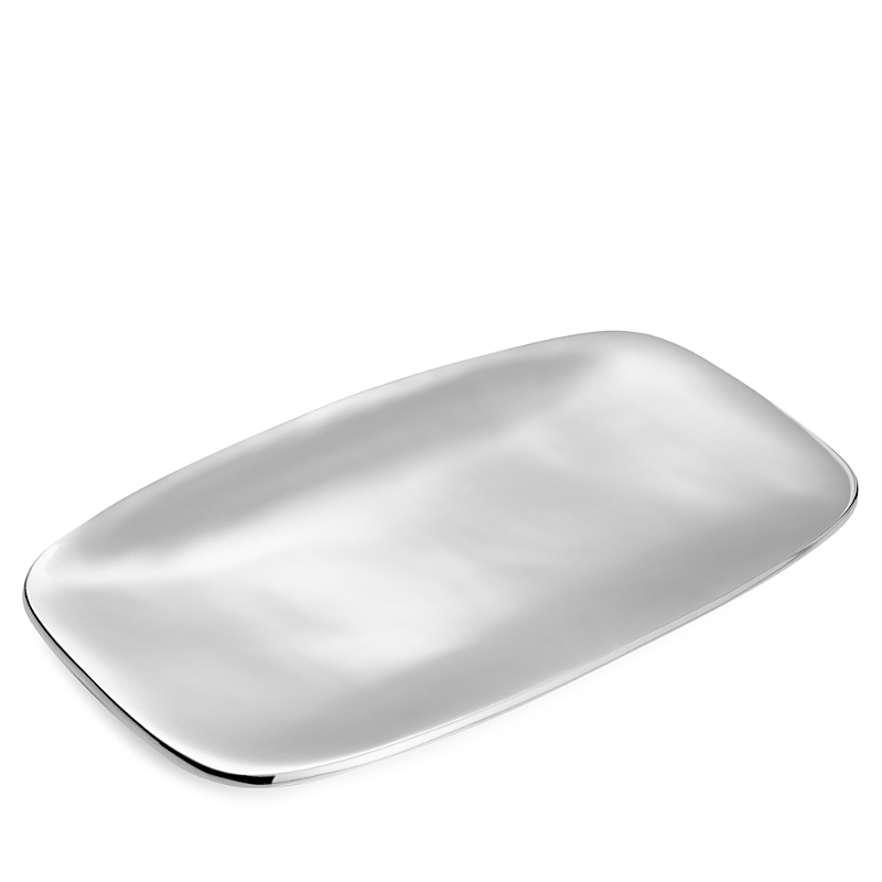 Nambe Rectangle Platter In Silver