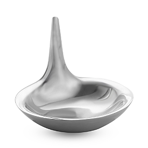 Nambe Mira Ring Holder In Silver