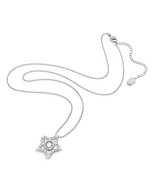 Swarovski Stella Star Pendant Necklace & Stud Earrings Set In White