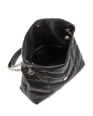 Puffer Small Convertible Shoulder Bag in Nappa Leather