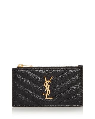 cassandre fragments zipped card case in metallizd python-embossed leather