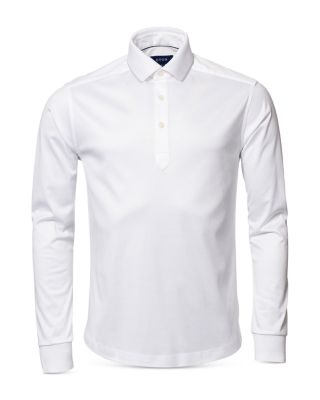 Eton - Contemporary Fit Jersey Long Sleeve Polo Shirt