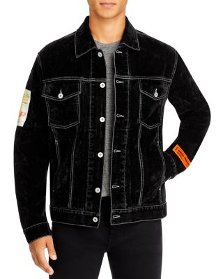 ヘロンプレストン HMYD001F20DEN001 プリントデニムジャケット メンズ  