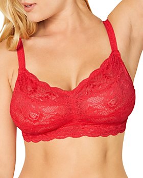 Red Embroidered Lace Underwired +Dd Bra