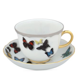 Vista Alegre Butterfly Parade by Christian Lacroix Tea Cup & Saucer | Bloomingdale's