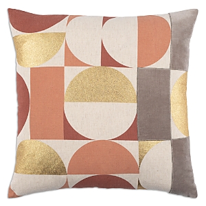 Surya Sonja Modern Geometric Decorative Pillow, 20 X 20 In Multi