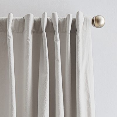 Sanctuary 84" x 50" Back Tab Lined Window Panel, Pair