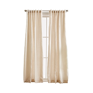 Peri Home Linen 108 X 50 Back Tab Lined Window Panel, Pair In Linen