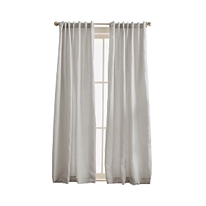 Shop Peri Home Linen 84 X 50 Back Tab Lined Window Panel, Pair In Silver