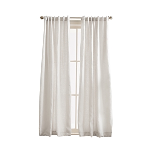 Peri Home Linen 95 X 50 Back Tab Lined Window Panel, Pair In White