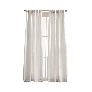 Peri Home Linen 108 X 50 Back Tab Lined Window Panel, Pair In White