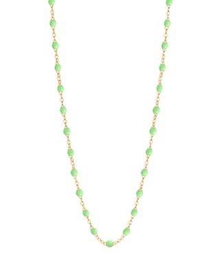 Gigi Clozeau 18K Yellow Gold Classic Gigi Resin Bead Collar Necklace, 16.5