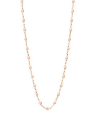 Gigi Clozeau 18K Yellow Gold Classic Gigi Resin Bead Collar Necklace, 16.5