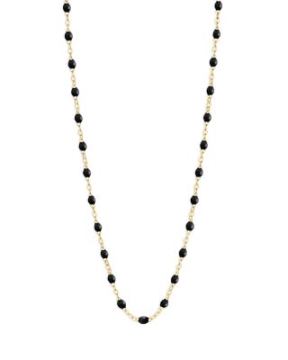 Gigi Clozeau 18K Yellow Gold Classic Gigi Resin Bead Collar Necklace, 16.5