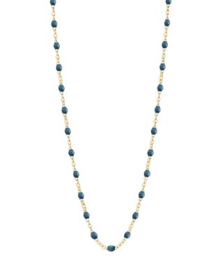 Gigi Clozeau 18K Yellow Gold Classic Gigi Resin Bead Collar Necklace, 16.5