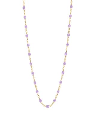 Gigi Clozeau 18K Yellow Gold Classic Gigi Resin Bead Collar Necklace, 16.5