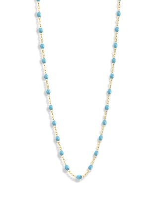 Gigi Clozeau 18K Yellow Gold Classic Gigi Resin Bead Collar Necklace, 16.5