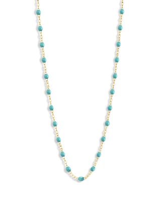 Gigi Clozeau 18K Yellow Gold Classic Gigi Resin Bead Collar Necklace, 16.5