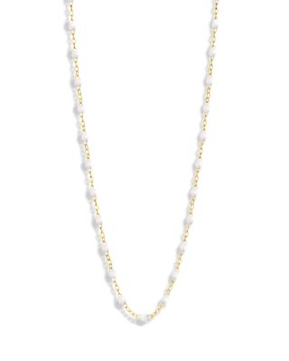 Gigi Clozeau 18K Yellow Gold Classic Gigi Resin Bead Collar Necklace, 16.5