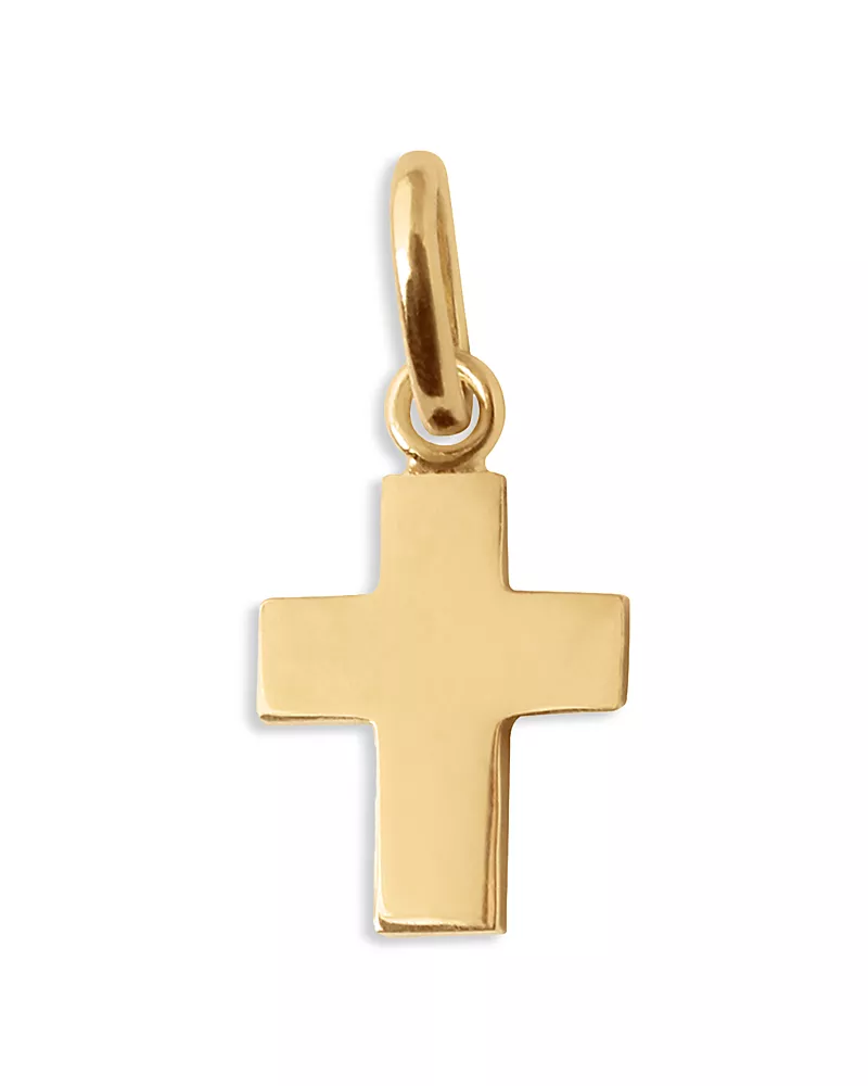 Gigi Clozeau 18K Yellow Gold Polished Cross Pendant