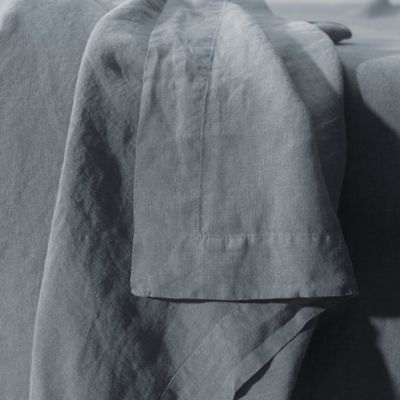 REM Linen Flat Sheet, King/Queen