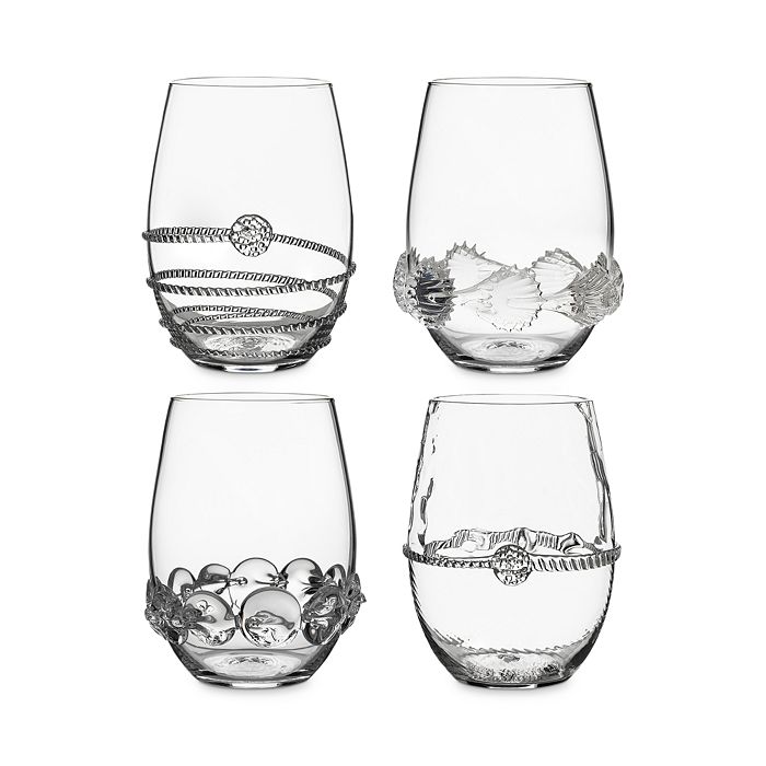 Heritage Stemless Wine Glass Assorted Set/4