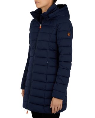 navy blue puffer coat