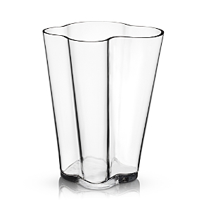 Iittala Aalto Hand-blown Glass Vase 25cm In Clear