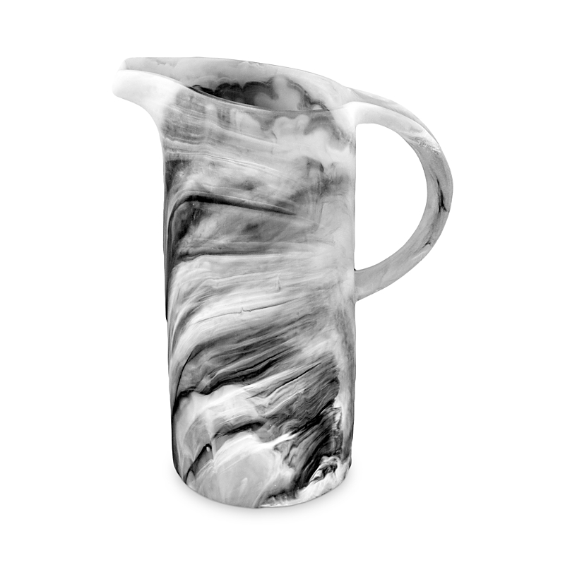 Nashi Classical Jug In Black Swirl