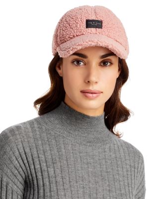 rag & bone Addison Faux Shearling Baseball Cap Rag & Bone Addison Baseball Cap - Black Sherpa | Garmentory main image 4