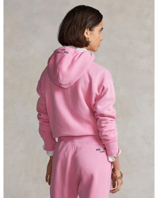 Ralph Lauren Pink Pony Logo Hoodie | Bloomingdale's