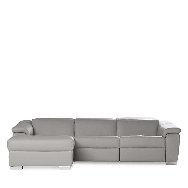 Giuseppe Nicoletti 3 Piece Catania Motion Sectional In Torello Fango