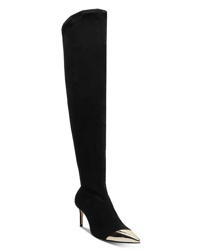 SCHUTZ Women s Luh Up Capped Pointed Toe Over The Knee Boots
