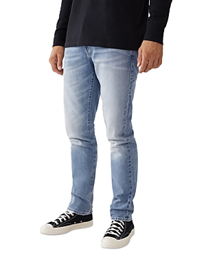 Shop True Religion Rocco Relaxed Skinny Jeans In Light Breakers