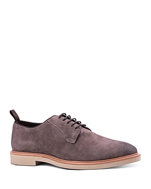 Shop Gordon Rush Men's Cooper Lace Up Oxford Dress Shoes In Gray Suede