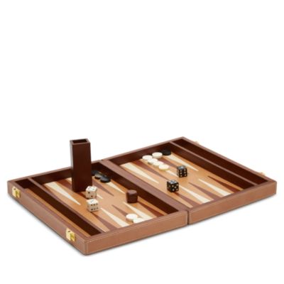Grantham Leather Backgammon Set