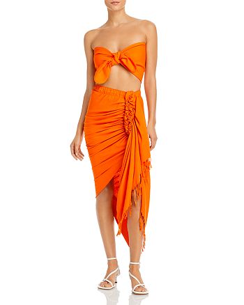 JUST BEE QUEEN - Silvia Bandeau Top & Tulum Asymmetrical Skirt