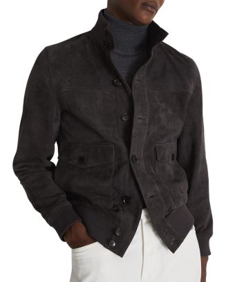 【INCHANT ME】Raglan suede short blouson Lambskin Suede Short Jacket