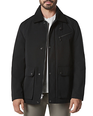 Andrew Marc Axial 30 Barn Jacket In Black